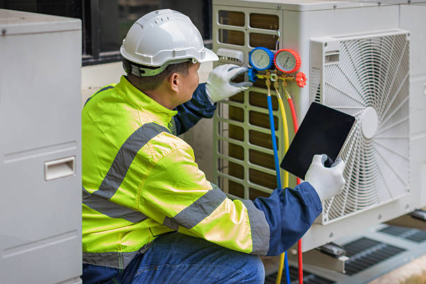 Professional Ac Installation technician working in Blue Rock, OH
